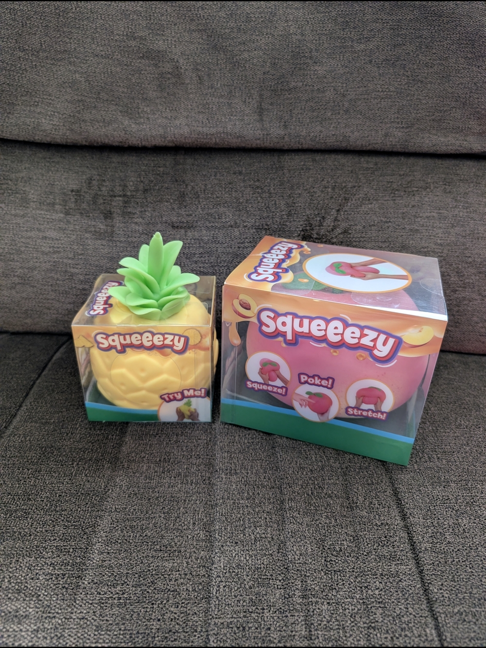Squeeezy Pineapple & Peach Squishy